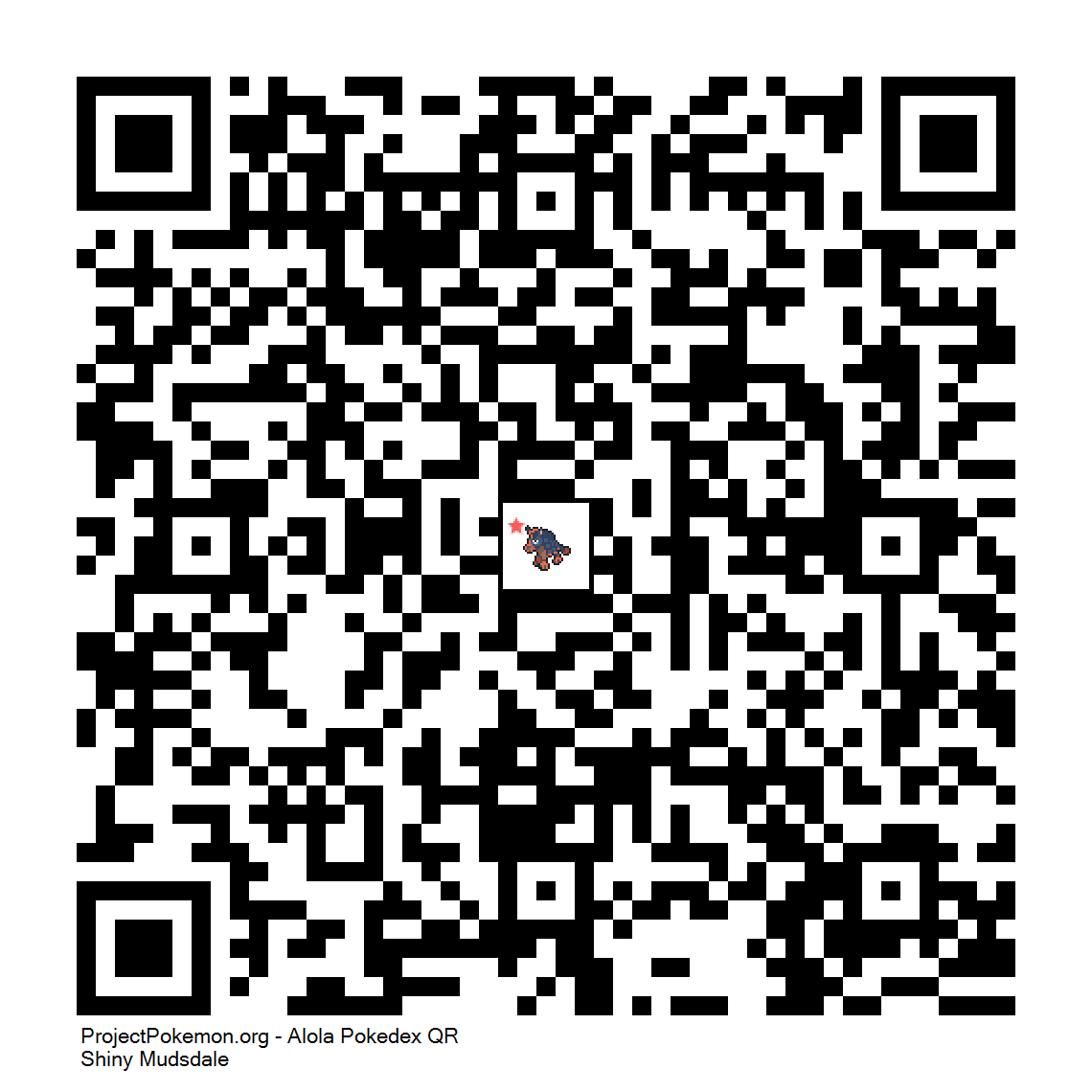 Cdigo QR de Mudsdale variocolor